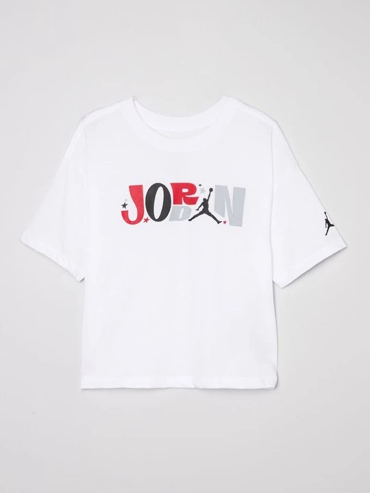 Zdjęcie produktu T-shirt z nadrukiem Jordan biały