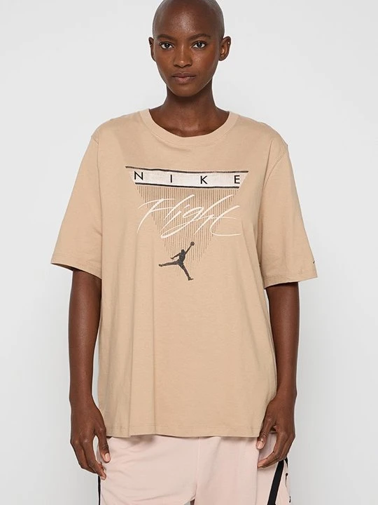 Zdjęcie produktu T-shirt z nadrukiem Jordan beżowy