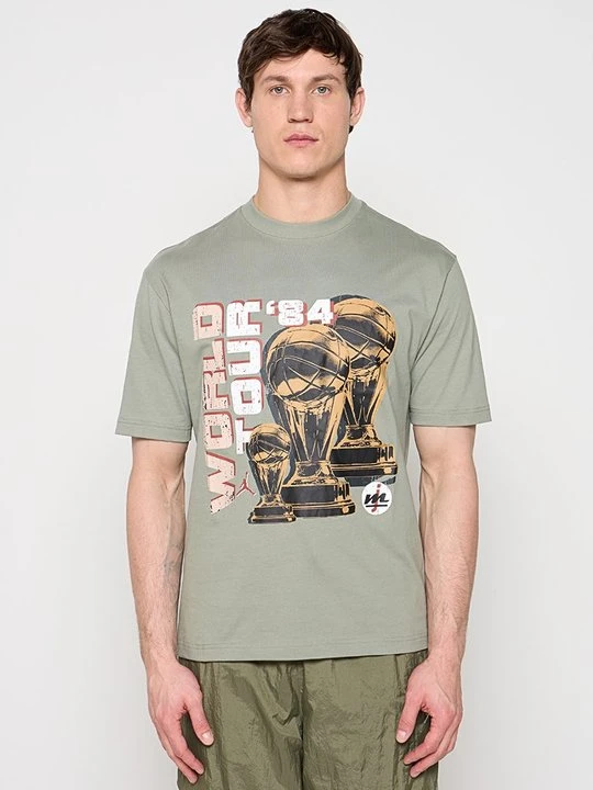 Zdjęcie produktu T-shirt z nadrukiem Jordan kamień