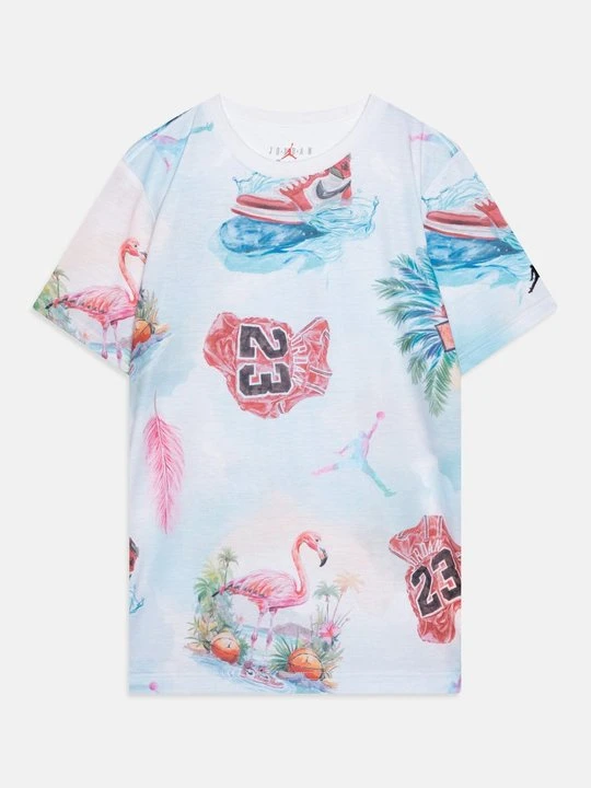 Zdjęcie produktu T-shirt z nadrukiem Jordan biały