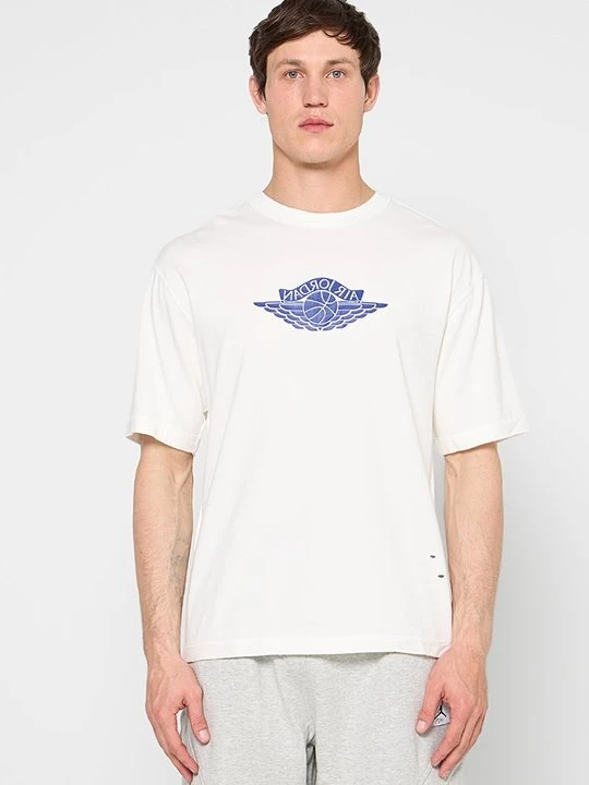 Zdjęcie produktu T-shirt z nadrukiem Jordan granatowy