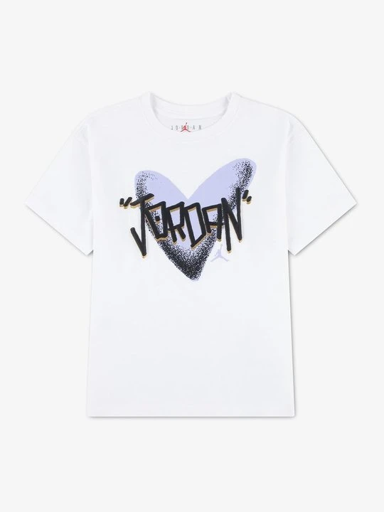 Zdjęcie produktu T-shirt z nadrukiem Jordan biały