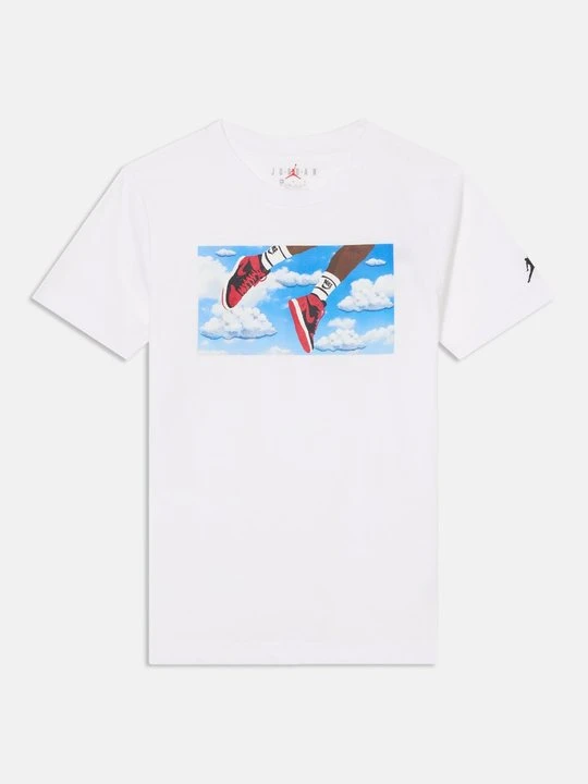 Zdjęcie produktu T-shirt z nadrukiem Jordan biały
