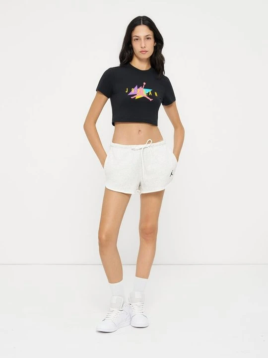 Zdjęcie produktu T-shirt z nadrukiem Jordan czarny melanż