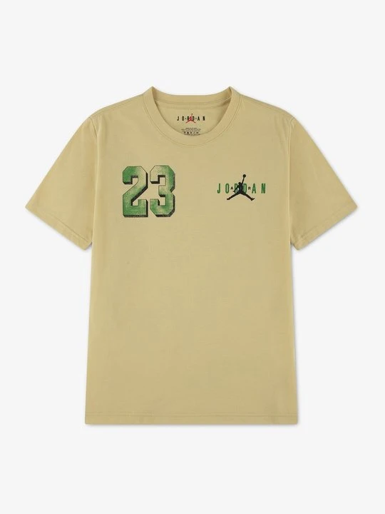 Zdjęcie produktu T-shirt z nadrukiem Jordan jasnożółty