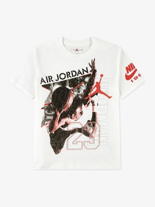 Zdjęcie produktu T-shirt z nadrukiem Jordan mleczny
