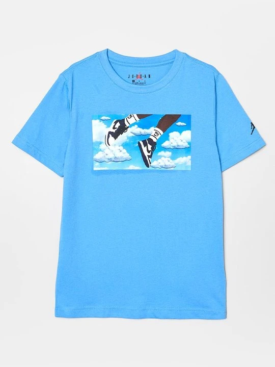 Zdjęcie produktu T-shirt z nadrukiem Jordan niebieski