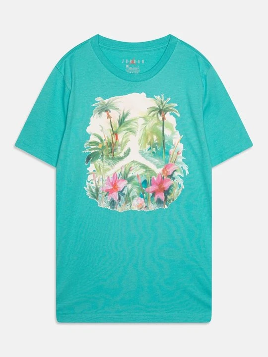 Zdjęcie produktu T-shirt z nadrukiem Jordan turkusowy