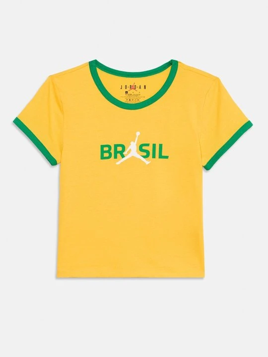 Zdjęcie produktu T-shirt z nadrukiem Jordan żółty