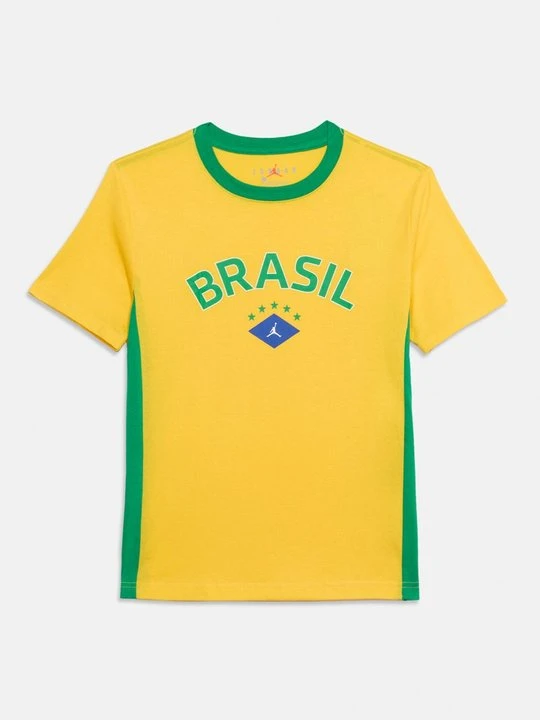 Zdjęcie produktu T-shirt z nadrukiem Jordan żółty