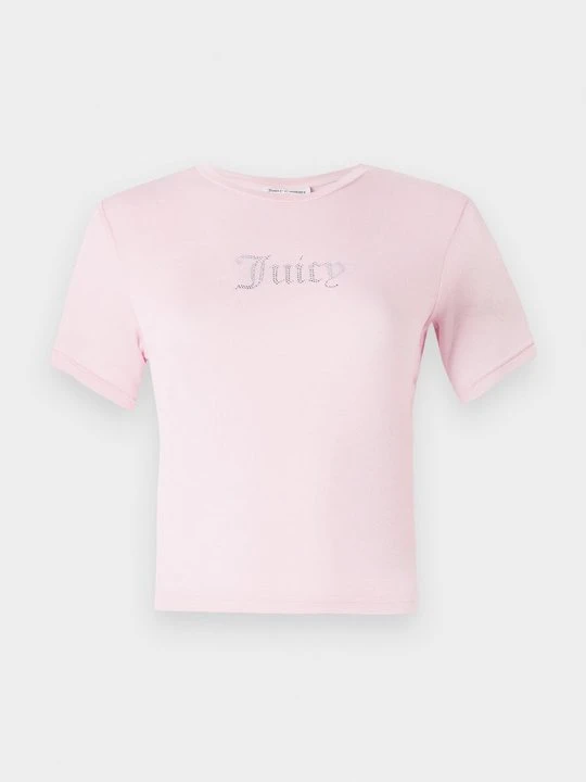 Zdjęcie produktu T-shirt z nadrukiem Juicy Couture różowy