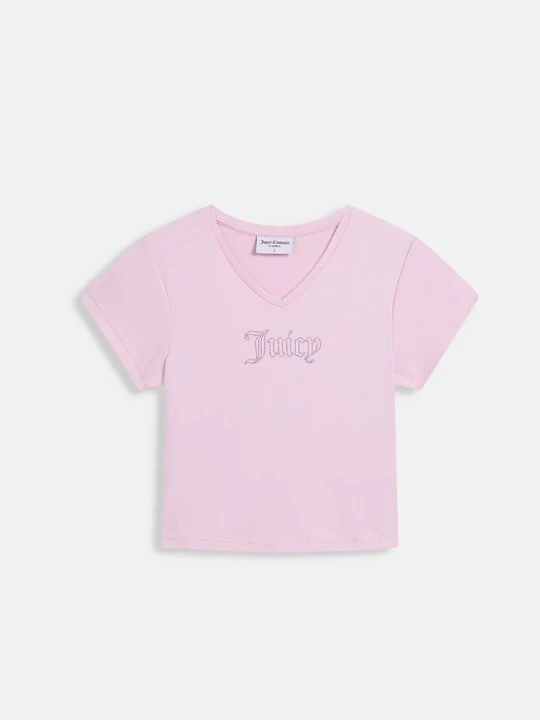 Zdjęcie produktu T-shirt z nadrukiem Juicy Couture różowy