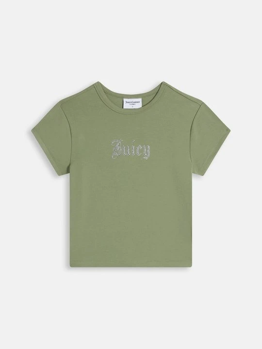 Zdjęcie produktu T-shirt z nadrukiem Juicy Couture zielony