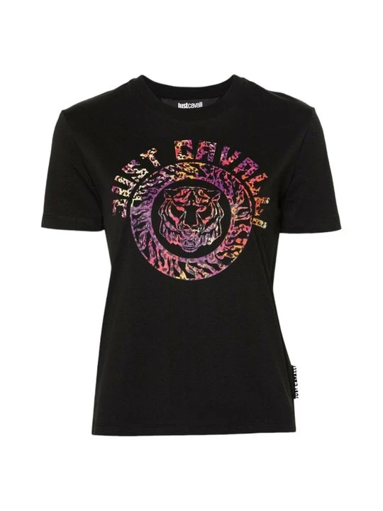 Zdjęcie produktu T-shirt z nadrukiem Just Cavalli czarny