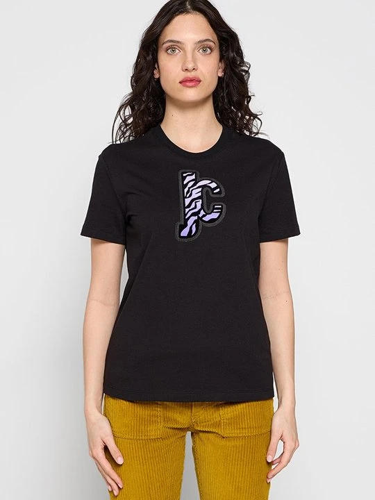 Zdjęcie produktu T-shirt z nadrukiem Just Cavalli czarny