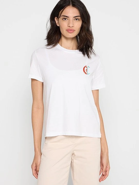 Zdjęcie produktu T-shirt z nadrukiem Just Cavalli biały