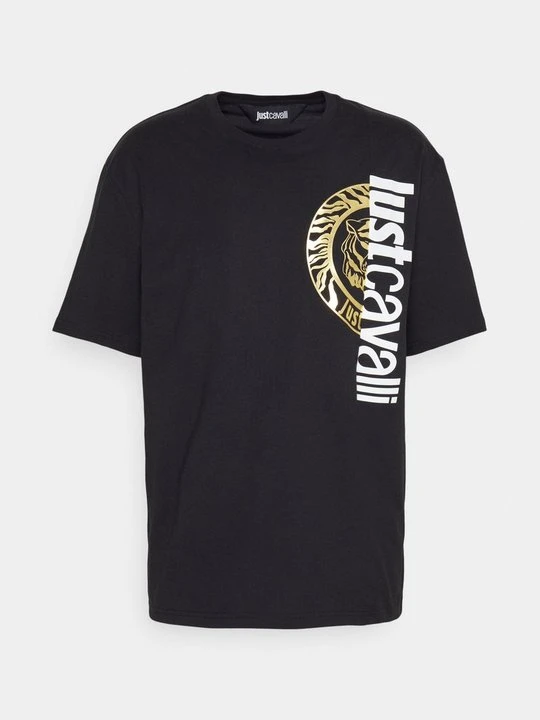 Zdjęcie produktu T-shirt z nadrukiem Just Cavalli czarny