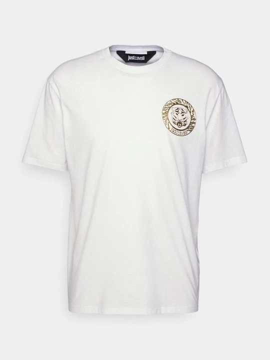 Zdjęcie produktu T-shirt z nadrukiem Just Cavalli biały