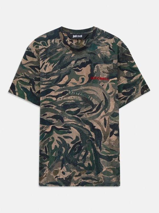 Zdjęcie produktu T-shirt z nadrukiem Just Cavalli