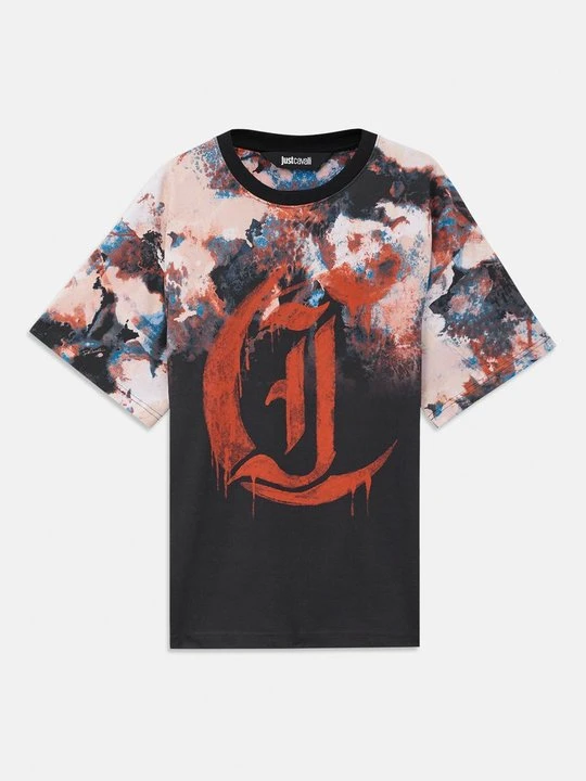 Zdjęcie produktu T-shirt z nadrukiem Just Cavalli