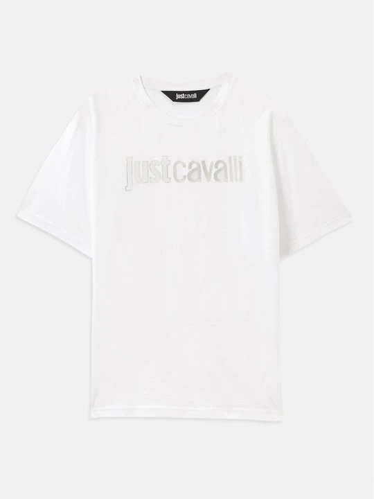 Zdjęcie produktu T-shirt z nadrukiem Just Cavalli biały