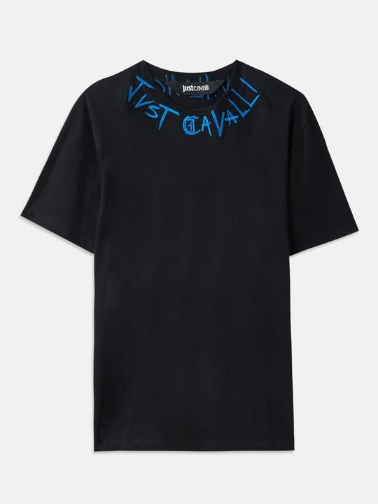 Zdjęcie produktu T-shirt z nadrukiem Just Cavalli czarny