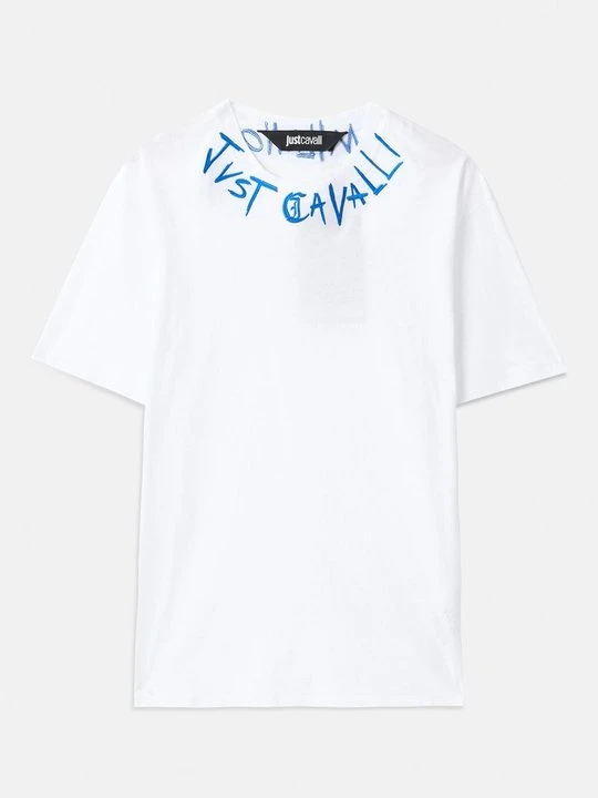 Zdjęcie produktu T-shirt z nadrukiem Just Cavalli biały