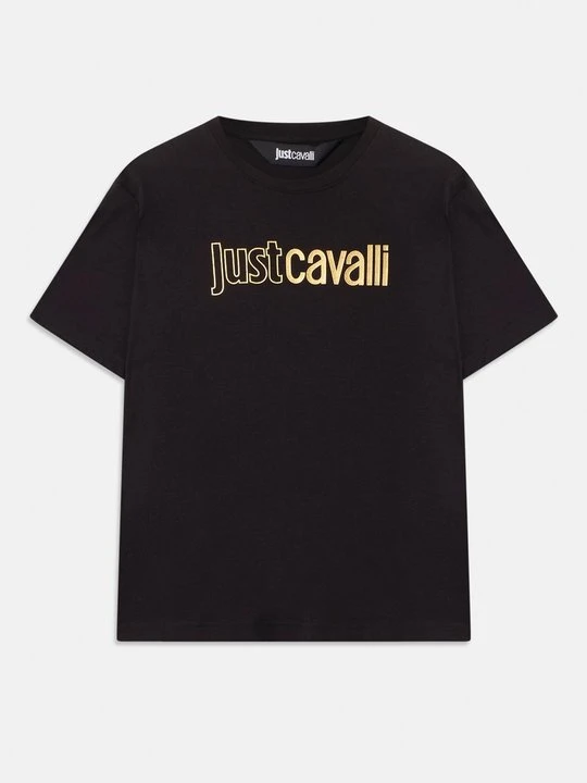 Zdjęcie produktu T-shirt z nadrukiem Just Cavalli czarny