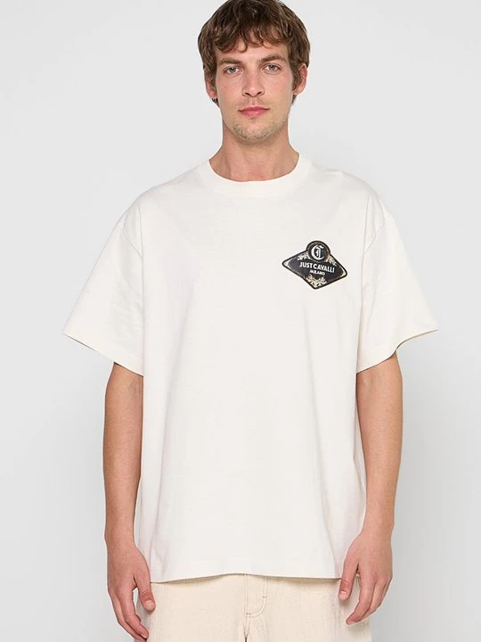 Zdjęcie produktu T-shirt z nadrukiem Just Cavalli