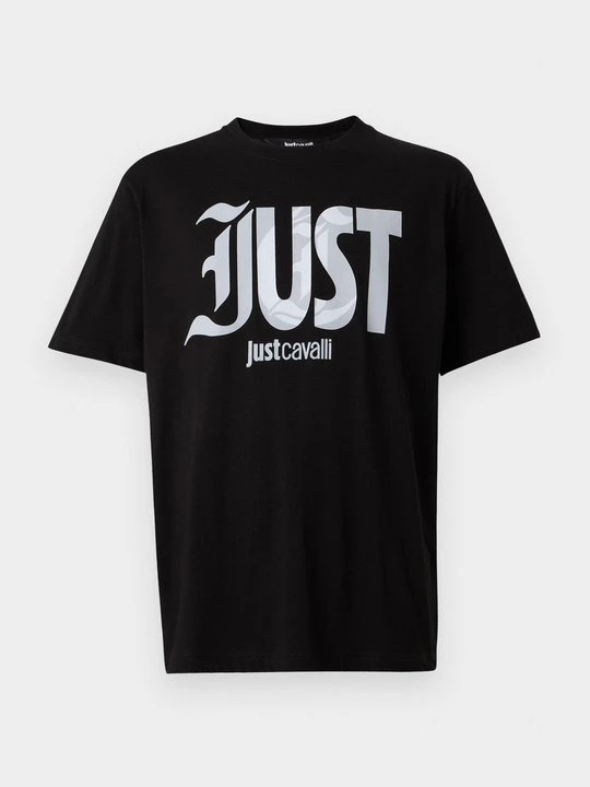 Zdjęcie produktu T-shirt z nadrukiem Just Cavalli czarny