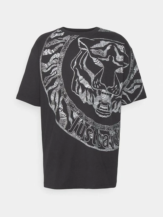 Zdjęcie produktu T-shirt z nadrukiem Just Cavalli czarny