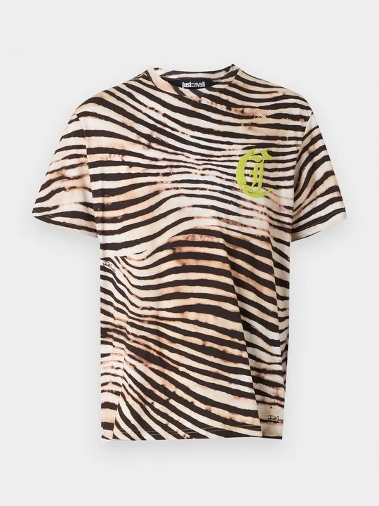 Zdjęcie produktu T-shirt z nadrukiem Just Cavalli czarny