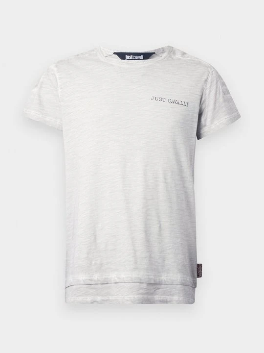Zdjęcie produktu T-shirt z nadrukiem Just Cavalli szary