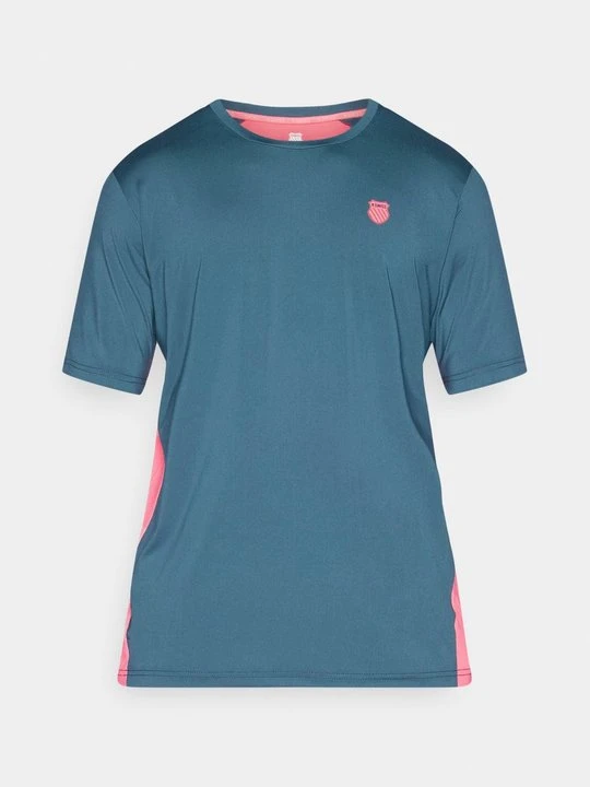 Zdjęcie produktu T-shirt z nadrukiem K-swiss petrol