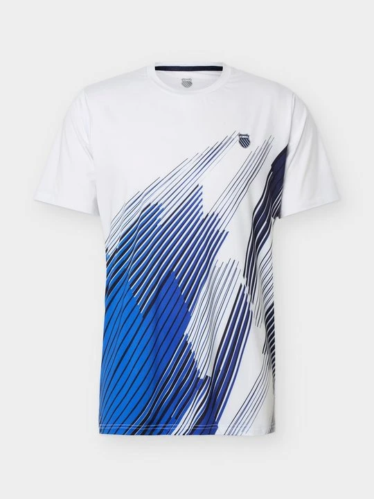 Zdjęcie produktu T-shirt z nadrukiem K-swiss biały