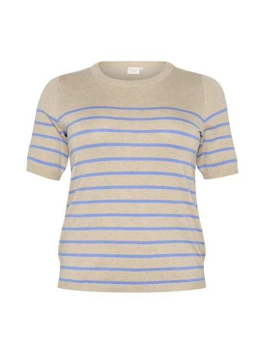 Zdjęcie produktu T-shirt z nadrukiem Kaffe beżowy