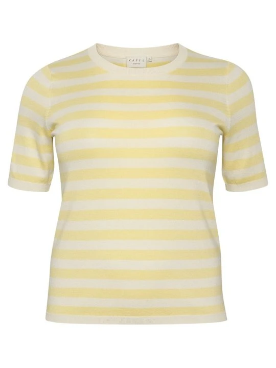 Zdjęcie produktu T-shirt z nadrukiem Kaffe żółty