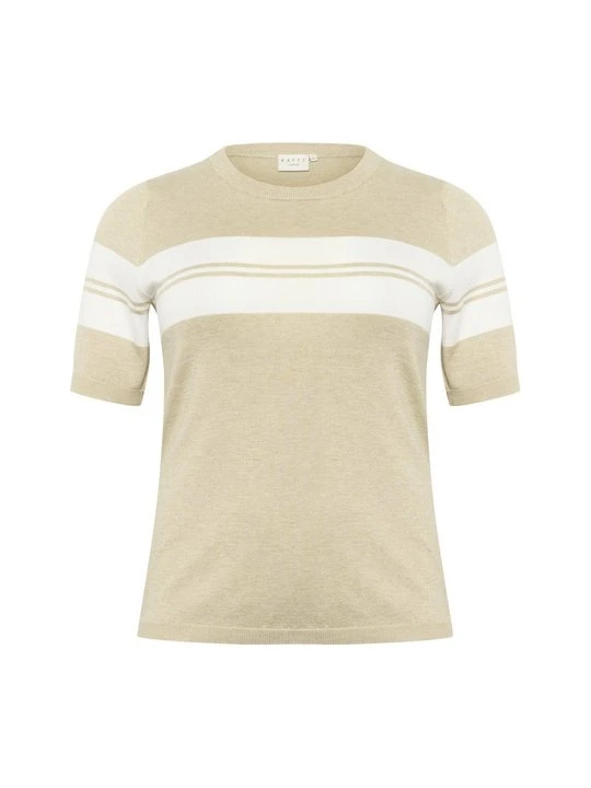 Zdjęcie produktu T-shirt z nadrukiem Kaffe beżowy