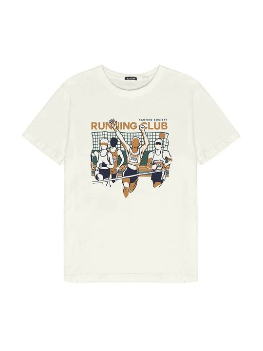 Zdjęcie produktu T-shirt z nadrukiem Kaotiko mleczny