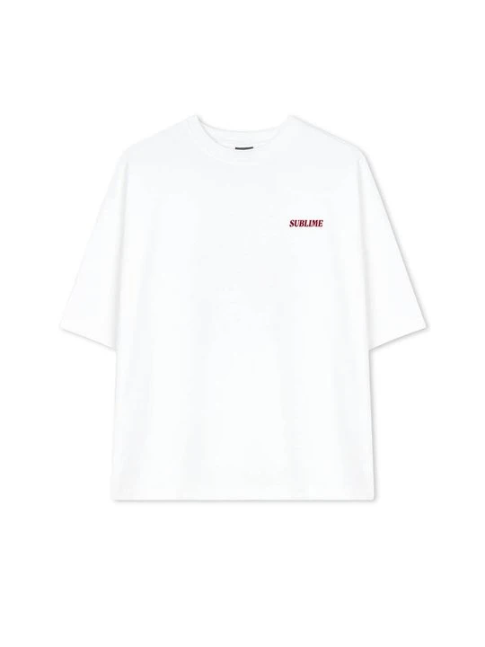 Zdjęcie produktu T-shirt z nadrukiem Kaotiko mleczny