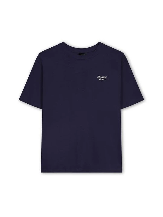 Zdjęcie produktu T-shirt z nadrukiem Kaotiko granatowy