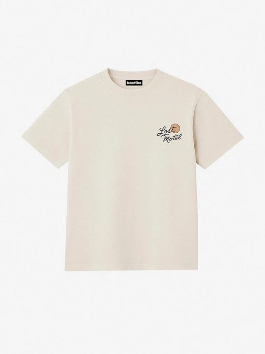 Zdjęcie produktu T-shirt z nadrukiem Kaotiko mleczny