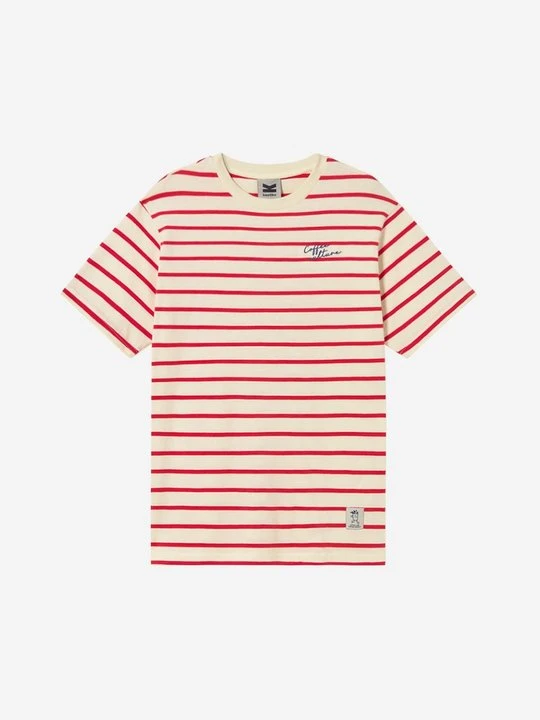 Zdjęcie produktu T-shirt z nadrukiem Kaotiko czerwony