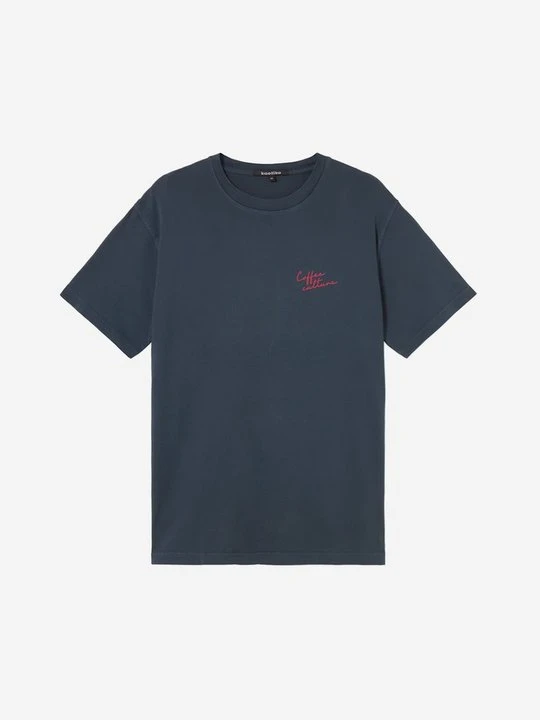 Zdjęcie produktu T-shirt z nadrukiem Kaotiko granatowy