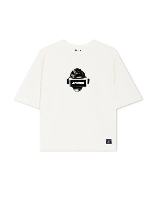 Zdjęcie produktu T-shirt z nadrukiem Kaotiko mleczny