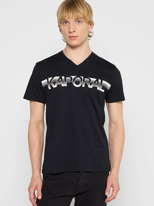 Zdjęcie produktu T-shirt z nadrukiem Kaporal czarny