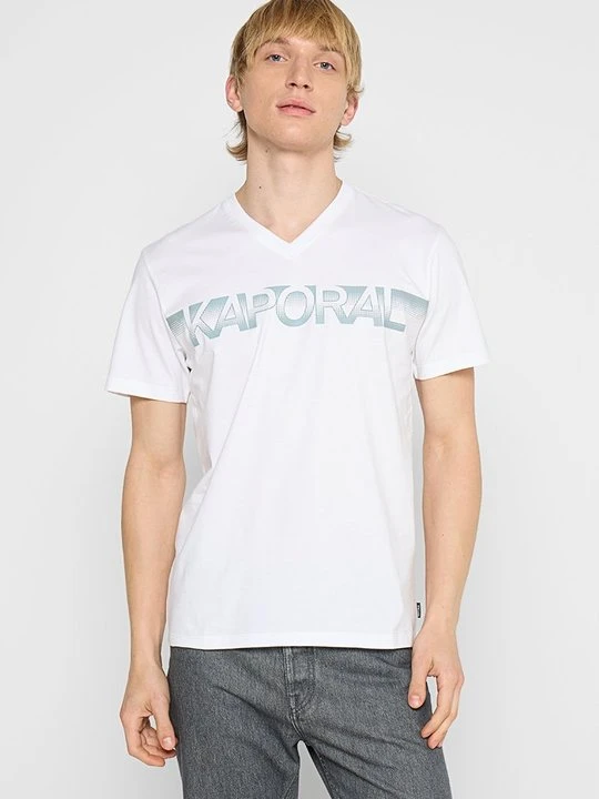 Zdjęcie produktu T-shirt z nadrukiem Kaporal biały