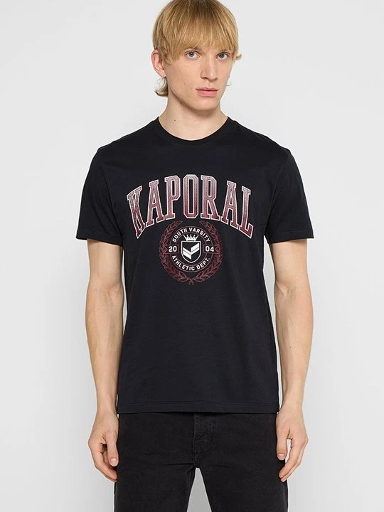 Zdjęcie produktu T-shirt z nadrukiem Kaporal czarny