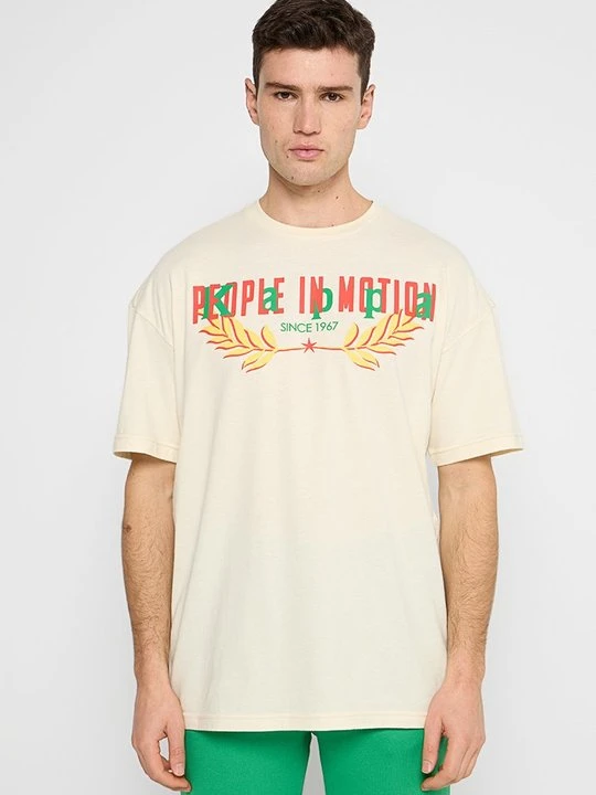 Zdjęcie produktu T-shirt z nadrukiem Kappa biały