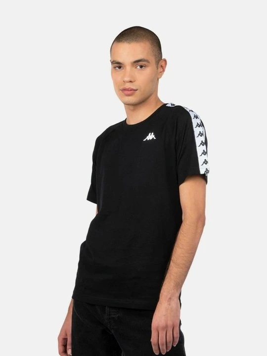 Zdjęcie produktu T-shirt z nadrukiem Kappa czarny